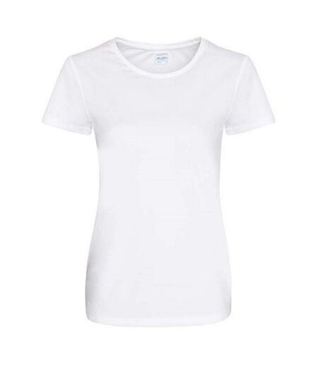 T-shirt Cool Smooth Femme Blanc AWDis Cool