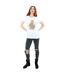 Disney Princess Womens/Ladies Belle Filled Silhouette Cotton Boyfriend T-Shirt (White) - UTBI42569