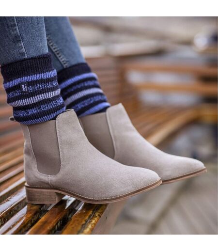 Ladies Twist Patterned Thick Winter Thermal Socks