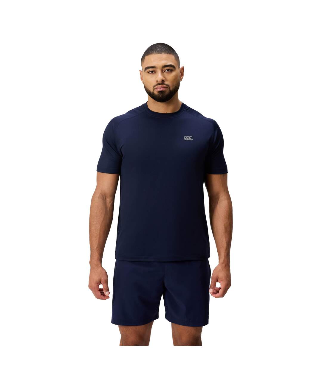 Mens Tempo Training T-shirt Navy Canterbury-1