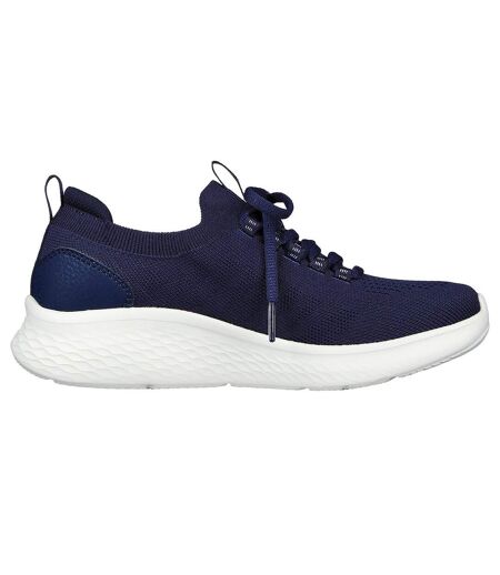 Skechers Womens/Ladies Ultra Flex 3.0 Easy Step Slip-on Sneakers (Navy/Lavender) - UTFS10525