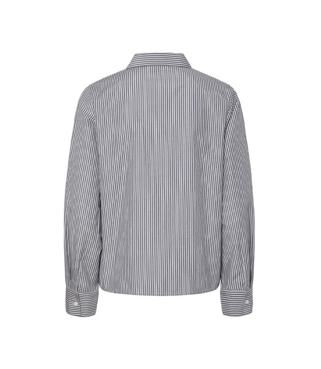Chemise marine à rayures femme pieces fabriella-2