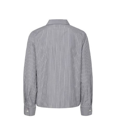 Chemise marine à rayures femme pieces fabriella