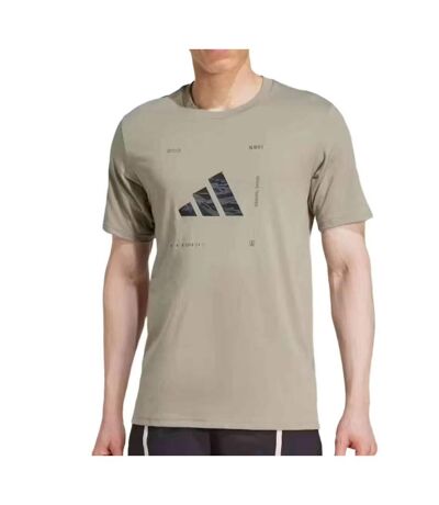 T-Shirt gris homme adidas box