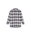 Womens/ladies Maisie Soft Relaxed Fit Shirt Light Beige Animal-1