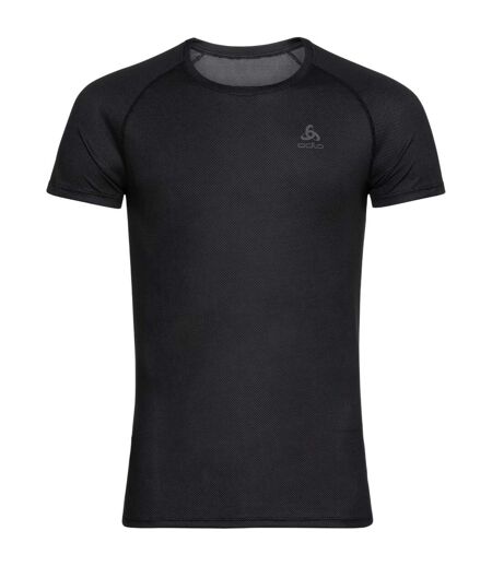Mens Crew Neck Slim T-shirt Black Odlo