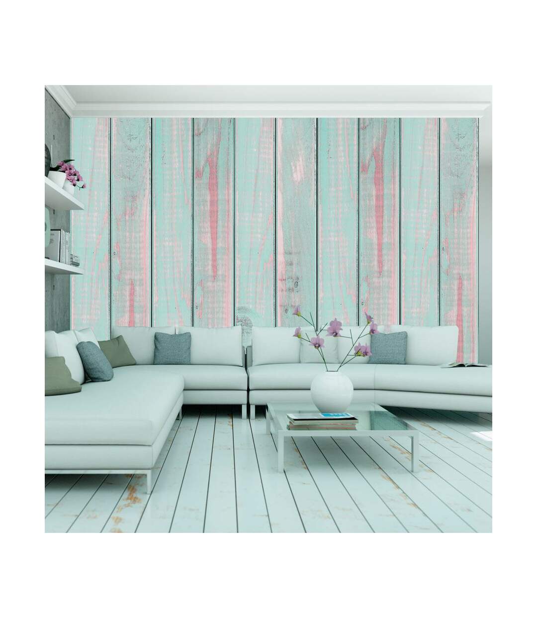 Papier Peint Peppermint Clouds 50x1000cm-1
