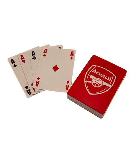 Arsenal FC - Jeu de cartes EXECUTIVE (Rouge / Blanc) (Taille unique) - UTTA11148