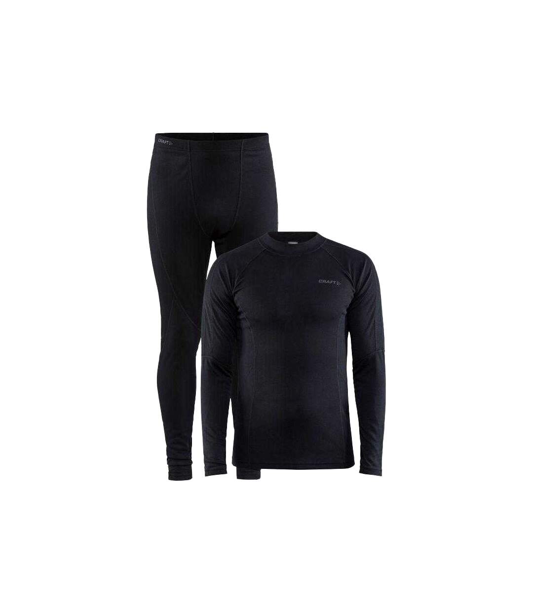 Mens Core Base Layer Set Black Craft-2
