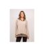 Pull 2 en 1 effet superposé col chemise léopard KEVA - Dona X Lisa-1