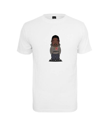 T-shirt Homme Texas Sketch Blanc Mister Tee