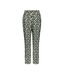 Pantalon vert/bleu à motifs femme only-2