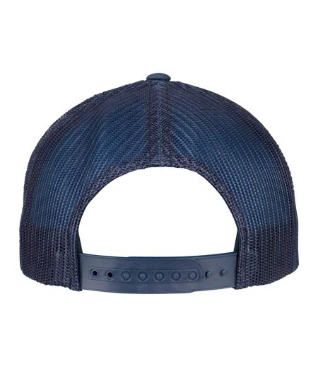 Casquette Trucker Motif/style Rétro Adulte Bleu Marine Flexfit