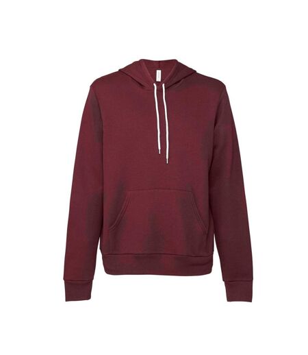 Sweat à capuche adulte bordeaux Bella + Canvas