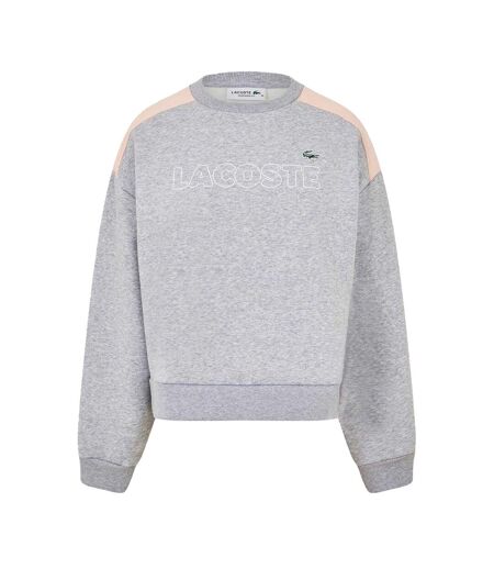 Sweat Femme Argenté Lacoste