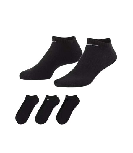 X3 paires de chaussettes noir mixte nike everyday ltwt - 38/42