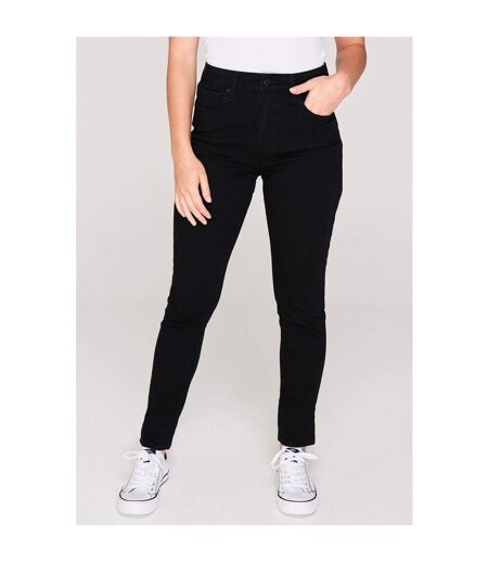 Womens/ladies 721 Denim Skinny Jeans Black Levis