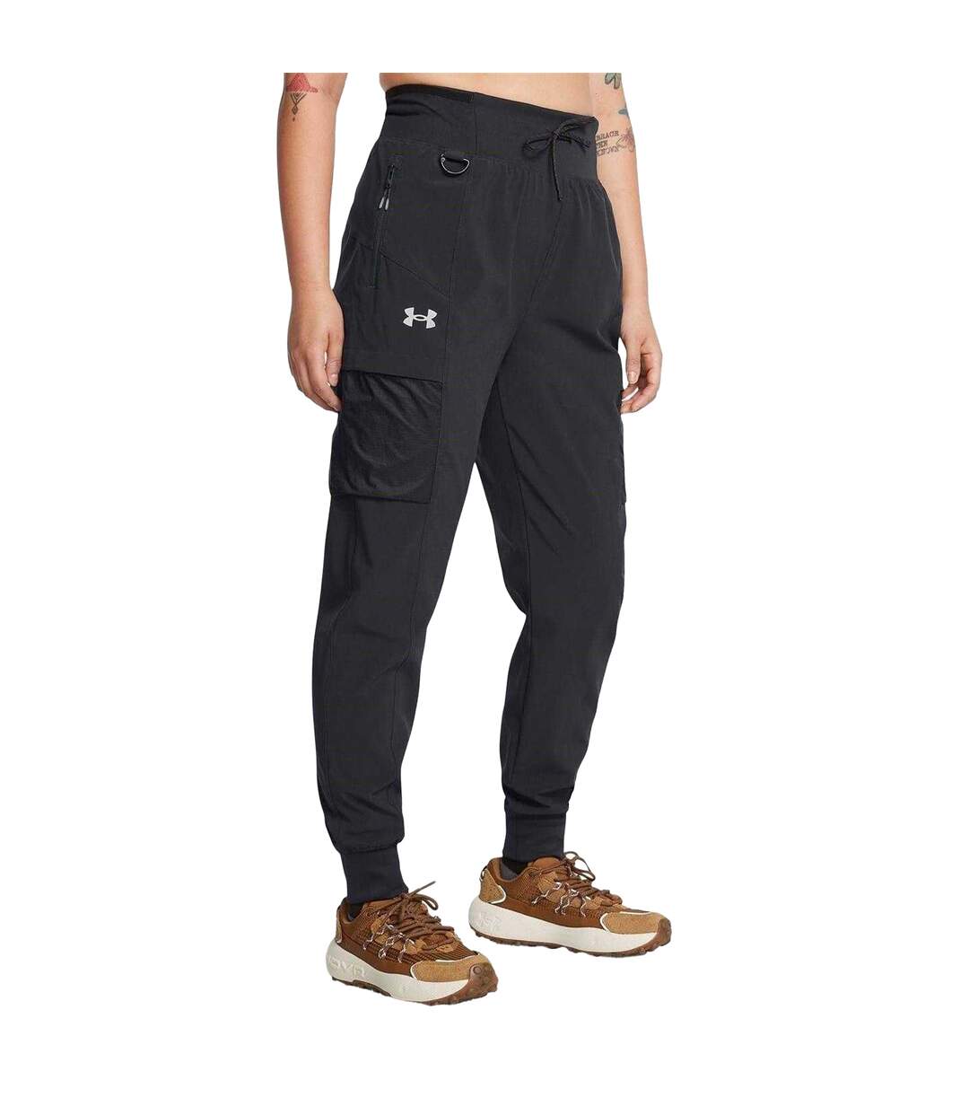 Pantalon De Jogging Trail Run Femme Gris Foncé Under Armour-4
