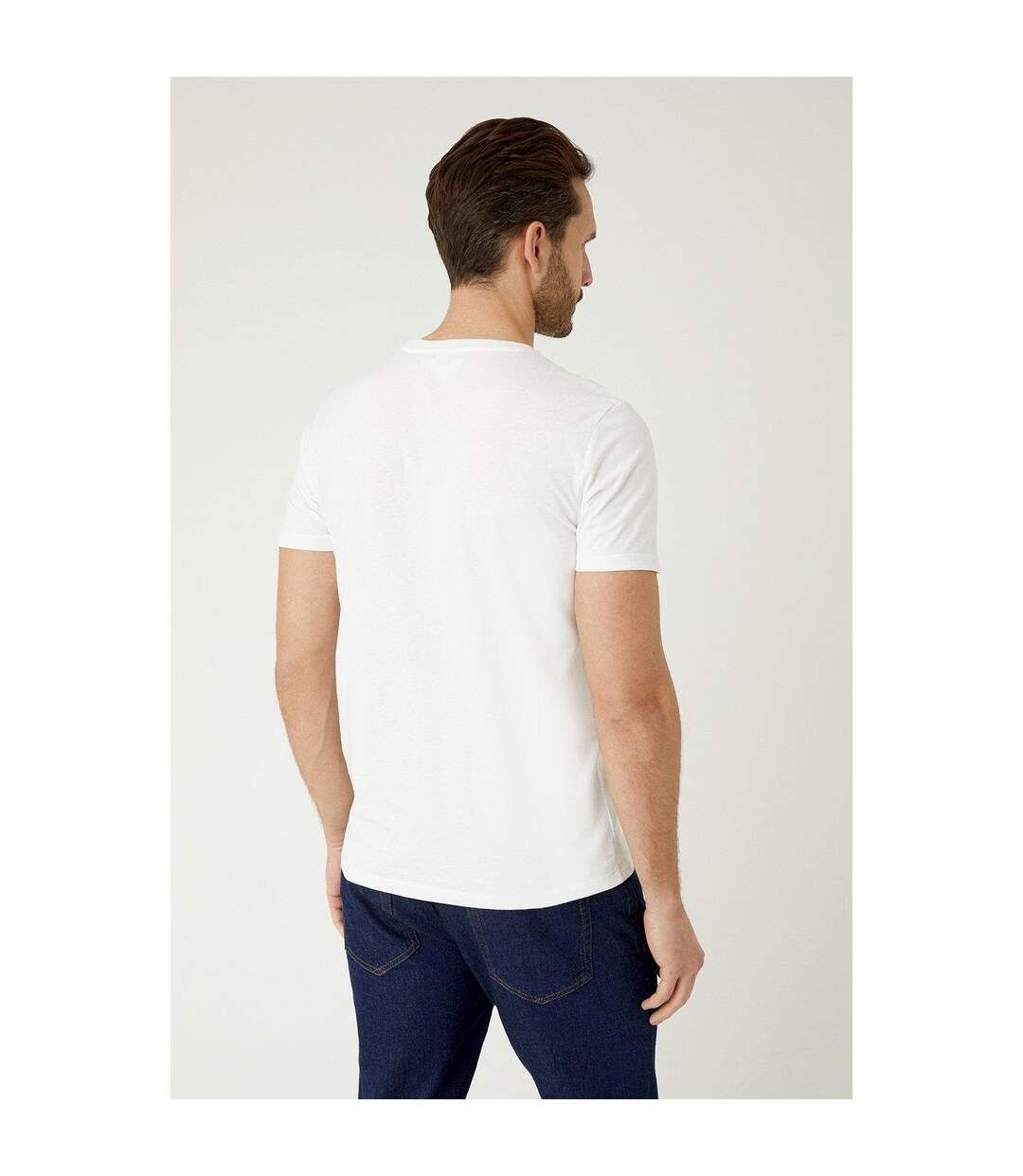 Burton Mens Crew Neck T-Shirt (Pack of 3) (White)