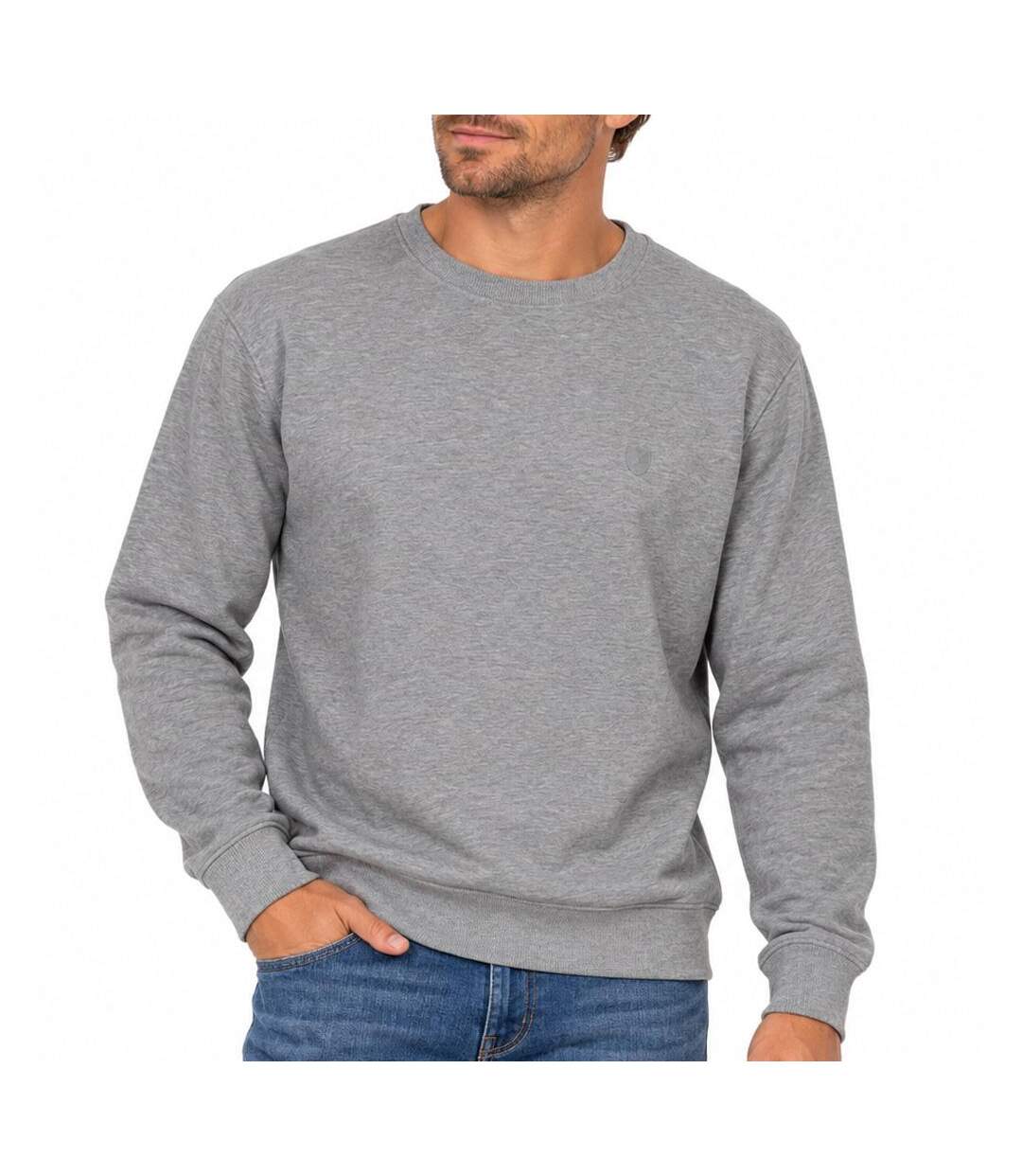 Sweat gris homme redskins scr8707-1