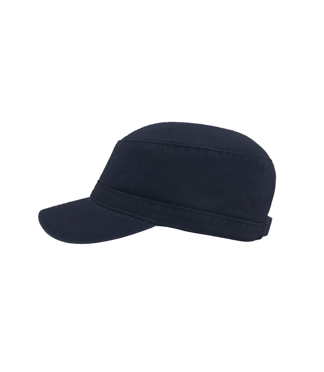 Casquette militaire en serge de coton mixte bleu marine Atlantis-4