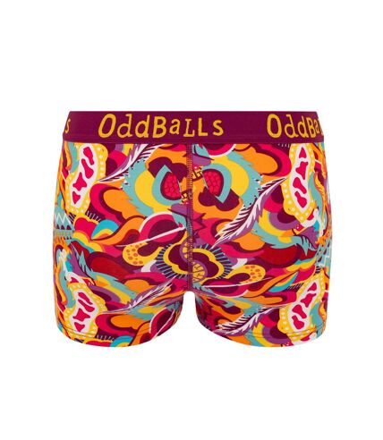 Womens/ladies festival boxer shorts multicoloured OddBalls