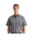 Chemise Manches Courtes Homme Anthracite Seidensticker-1