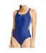 Maillot De Bain 1 Pièce Style 3 Rayures Femme Bleu Adidas-4