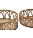 Lot de 3 Plateaux Décoratifs en Rotin Fuji 50cm Naturel-2