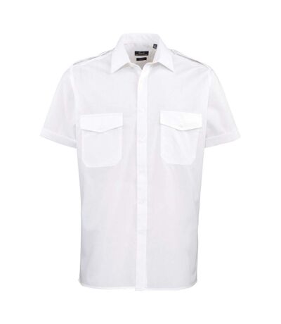 Chemise Pilote Homme Blanc Premier