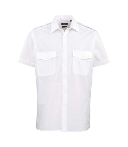 Chemise Pilote Homme Blanc Premier