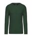 T-shirt manches longues col rond - K359 - vert forêt - homme