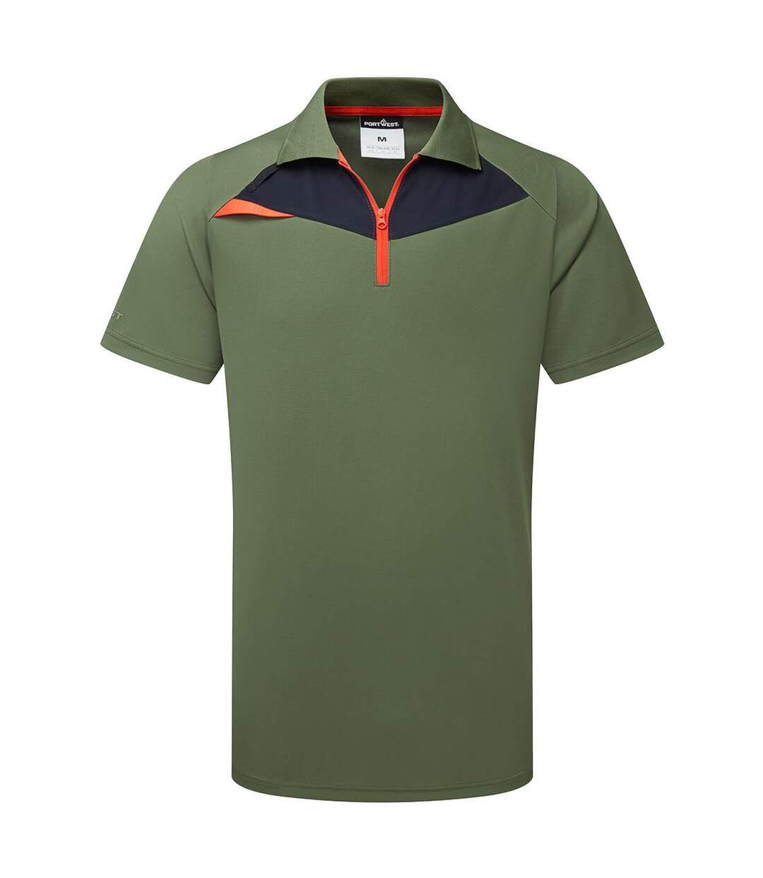 Polo dx4 homme vert mousse Portwest-1