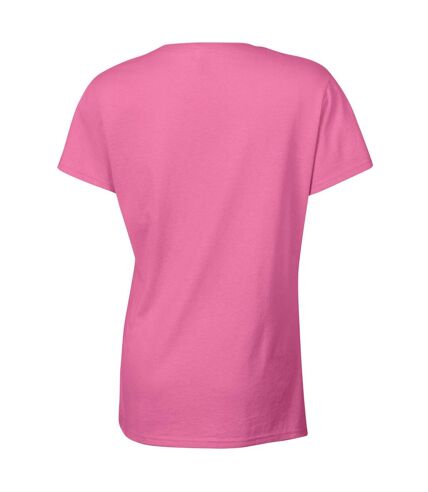 Gildan Womens/Ladies Cotton Heavy T-Shirt (Azalea) - UTRW9774