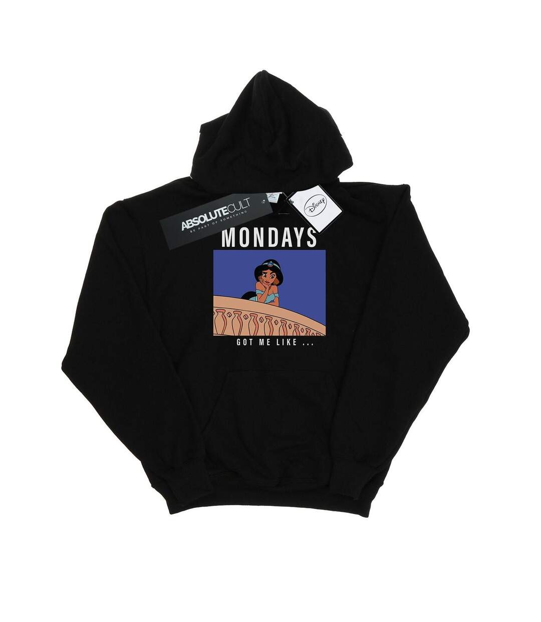 Disney Princess - Sweat à capuche JASMINE MONDAYS GOT ME LIKE - Femme (Noir) - UTBI12548-1