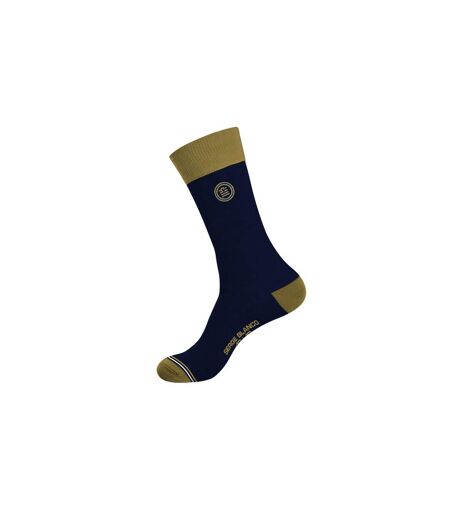 Lot de 9 Paires de Chaussettes de ville coton homme peigné doux Serge Blanco
