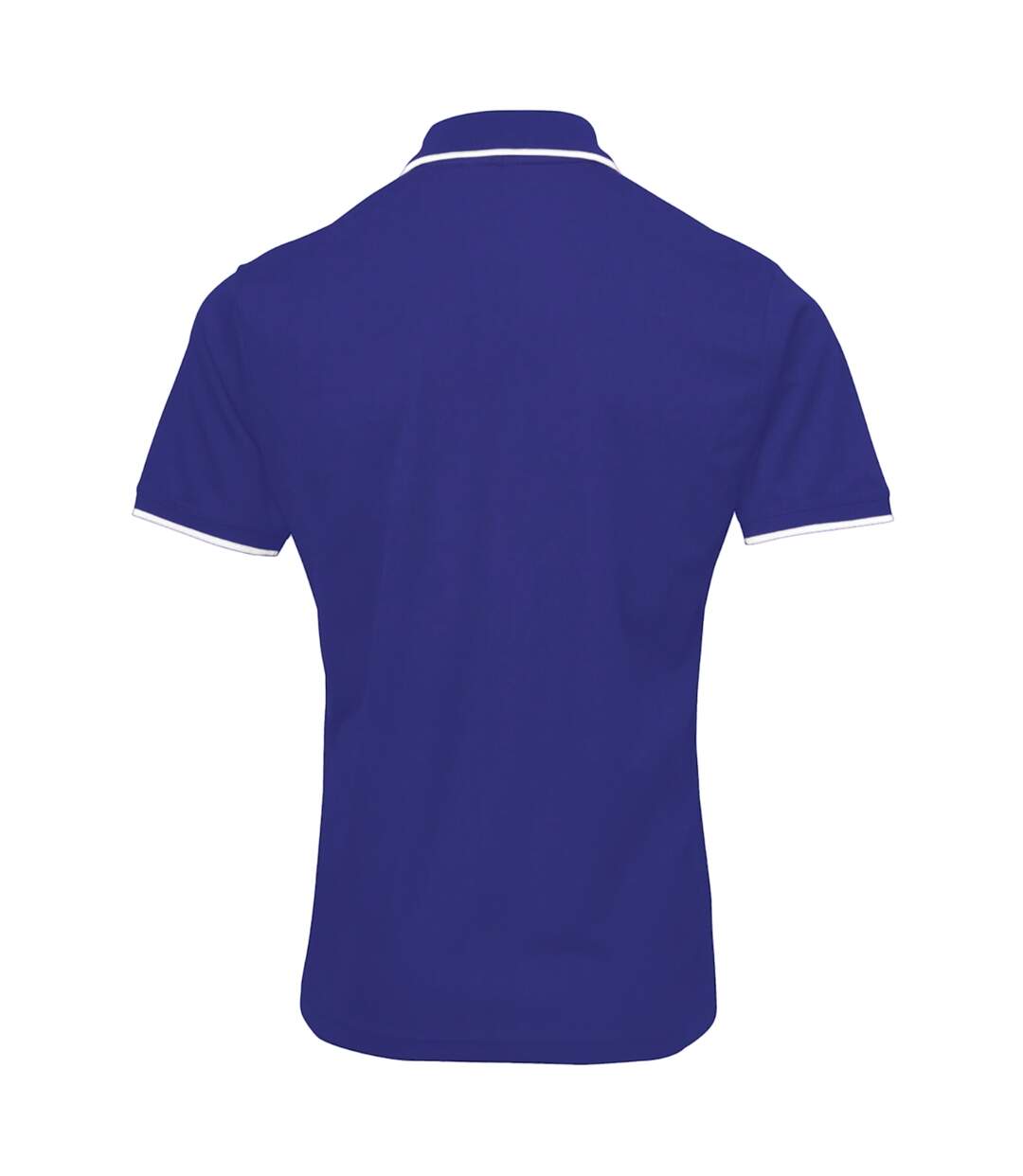 Polo hommes bleu roi/blanc Premier-2