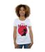 Disney Femme/Les femmes Mulan - T-shirt en coton avec silhouette de dragon (Blanc) - UTBI16094-2