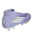 Womens/ladies F50 Firm Ground Football Boots Purple Lemon Adidas-2