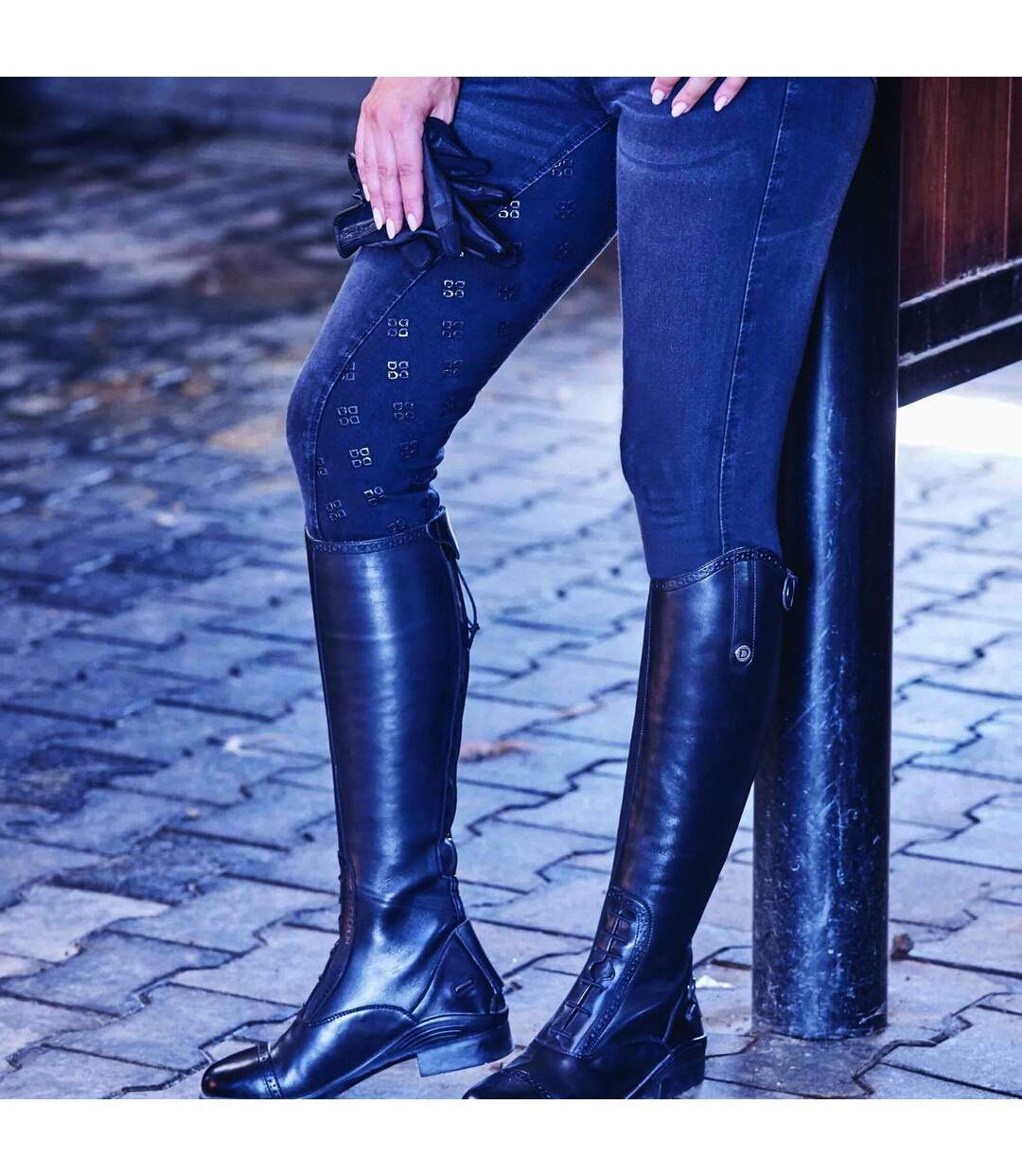 Pantalon d´équitation shona femme bleu clair Dublin