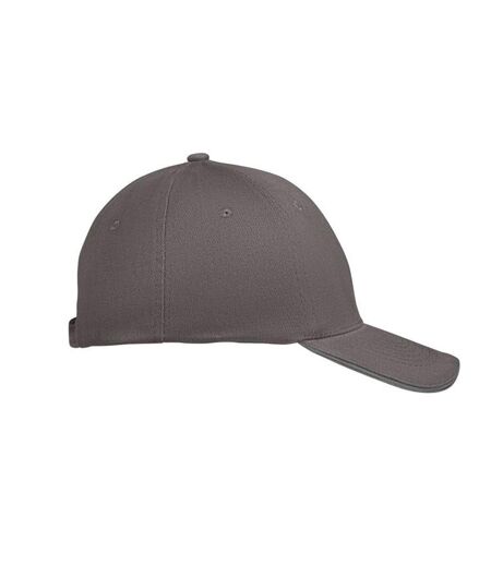 Buffalo 6 Panel Baseball Cap Dark Grey Grey MidOcean