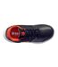Womens/ladies Court Express Omni Leather Tennis Shoes Black Orange K-Swiss-3