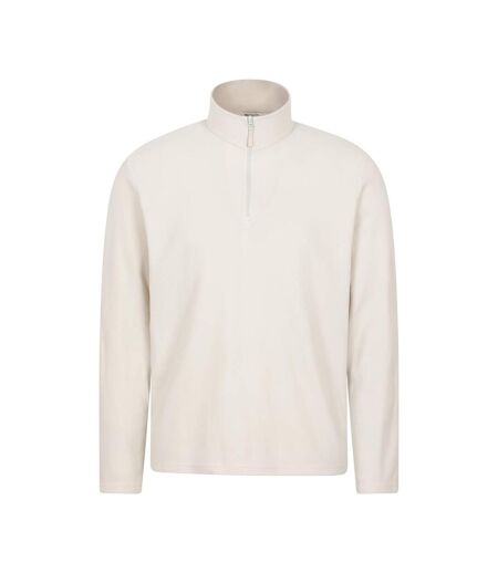 Mens Camber Ii Camo Half Zip Fleece Top Cream Mountain Warehouse