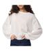 Pull blanc femme pieces pcida-1