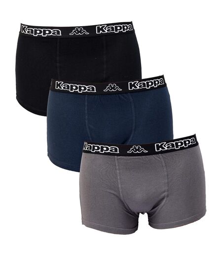Boxer KAPPA pour Homme Qualité et Confort -Assortiment modèles photos selon arrivages- Pack de 3 Boxers 100% Coton