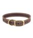 Ancol Pet Products Timberwolf Leather Collar (20-26cm (Size 1)) (Sable) - UTVP1033