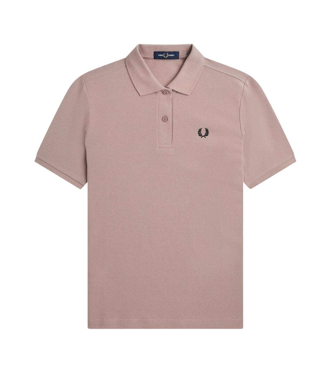 Polo Motif/style Logo Femme Rose Foncé Fred Perry-2