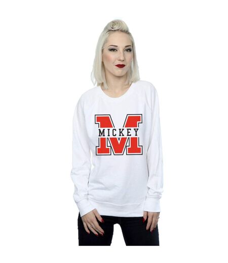 Disney Sweatshirt Mickey M M Femmes/Dames (Blanc) - UTBI28316