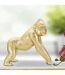 Statuette Design en Résine Gorille 24cm Or-5