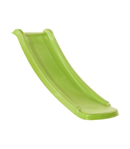 Glissière de toboggan avec vague en PEHD toba 120cm Vert lemon